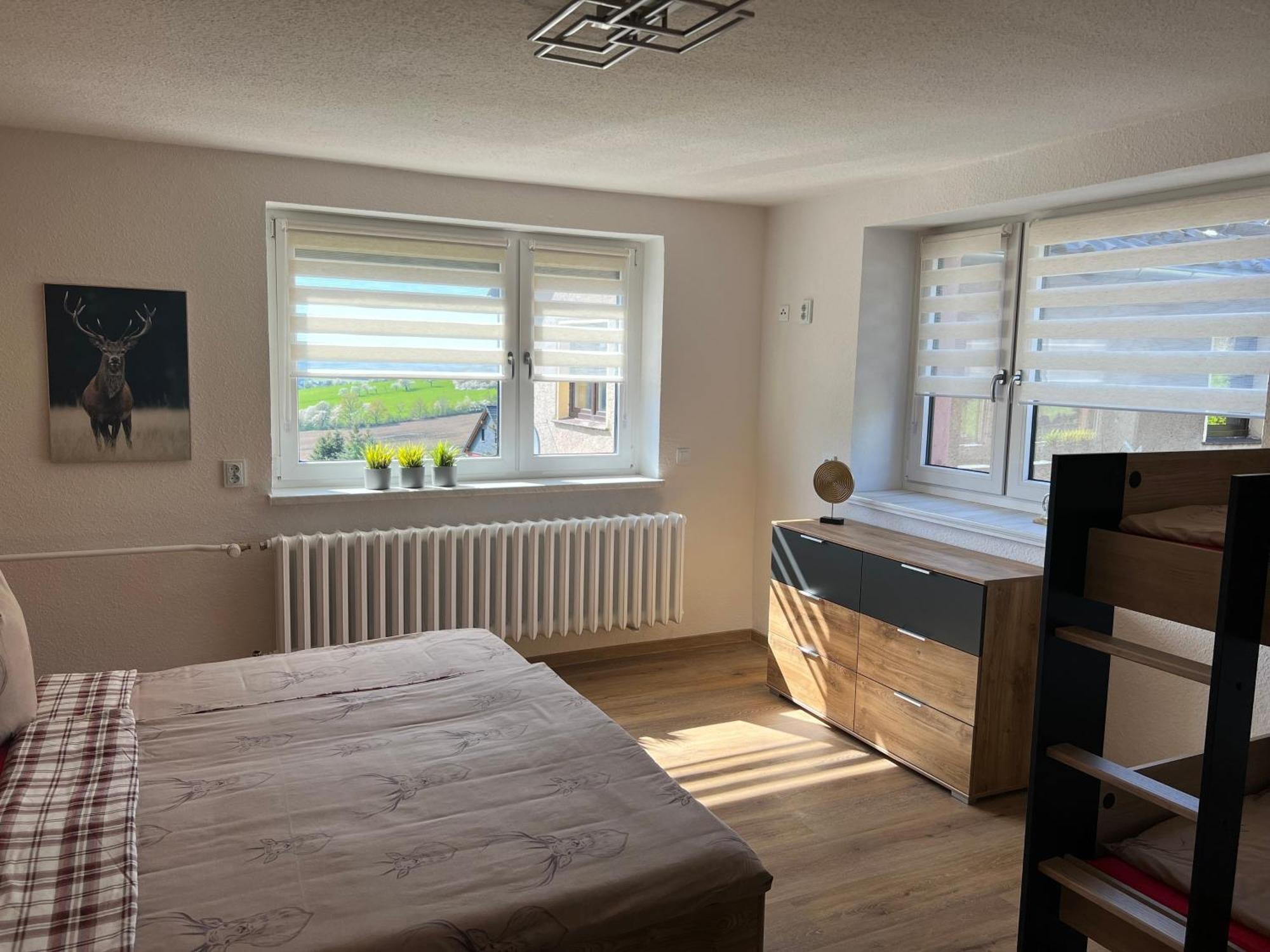 شقة Ferienidylle Oberlausitz Arnsdorf  المظهر الخارجي الصورة
