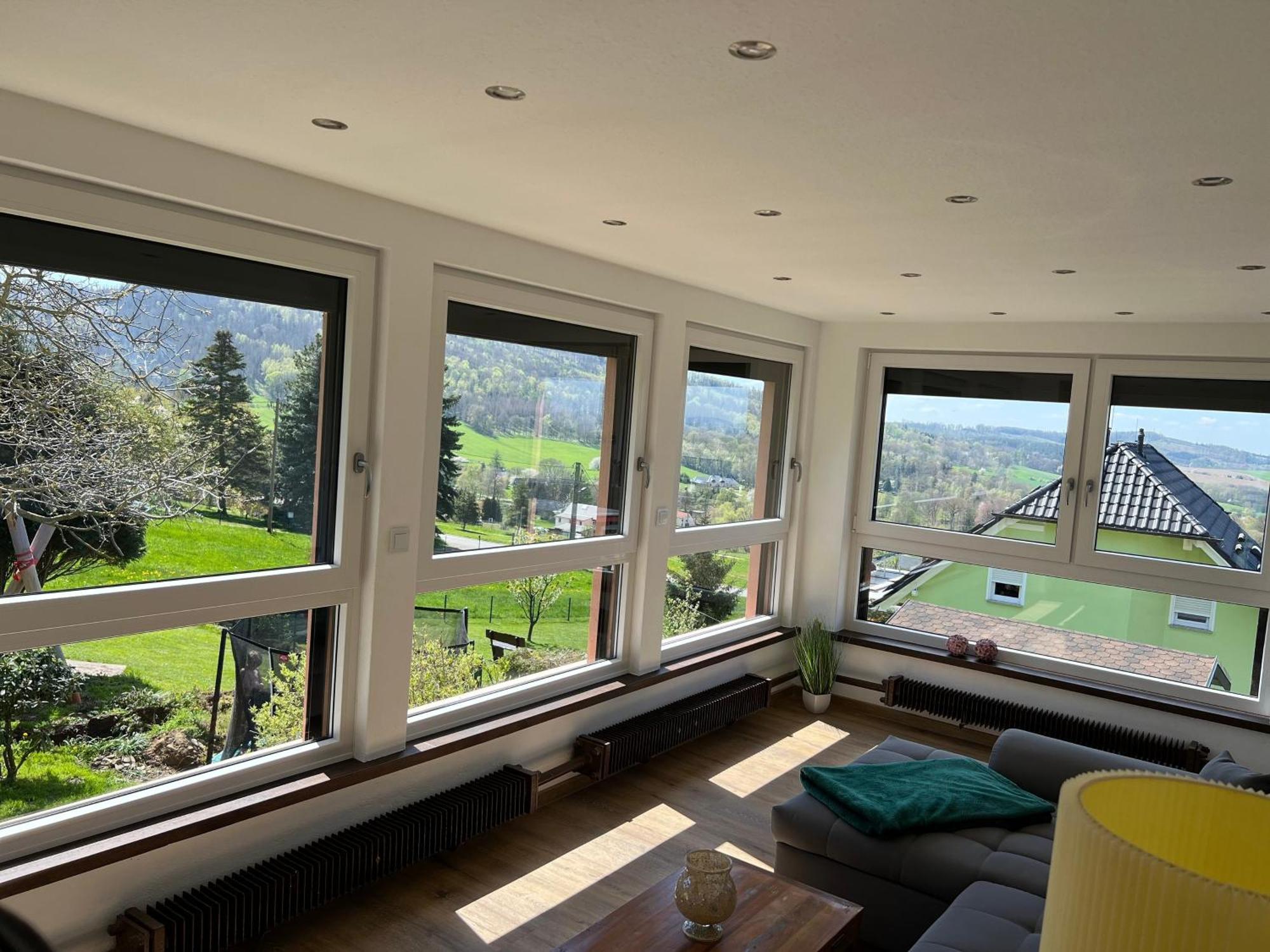 شقة Ferienidylle Oberlausitz Arnsdorf  المظهر الخارجي الصورة